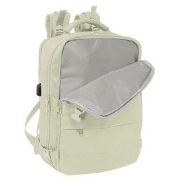 Safta|Mochila Escolar Safta Beige Bege