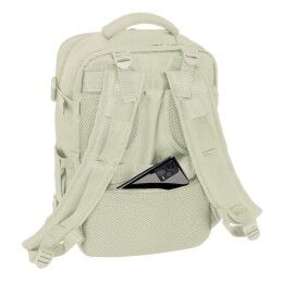 Safta|Mochila Escolar Safta Beige Bege