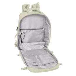 Safta|Mochila Escolar Safta Beige Bege