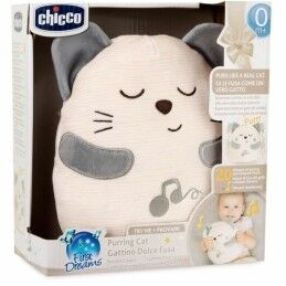 Chicco|Peluche com Som Chicco Gato Branco