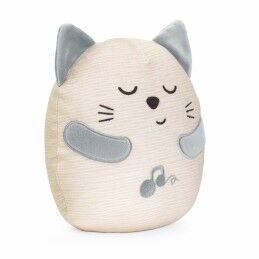 Chicco|Peluche com Som Chicco Gato Branco