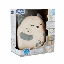 Chicco|Peluche com Som Chicco Gato Branco