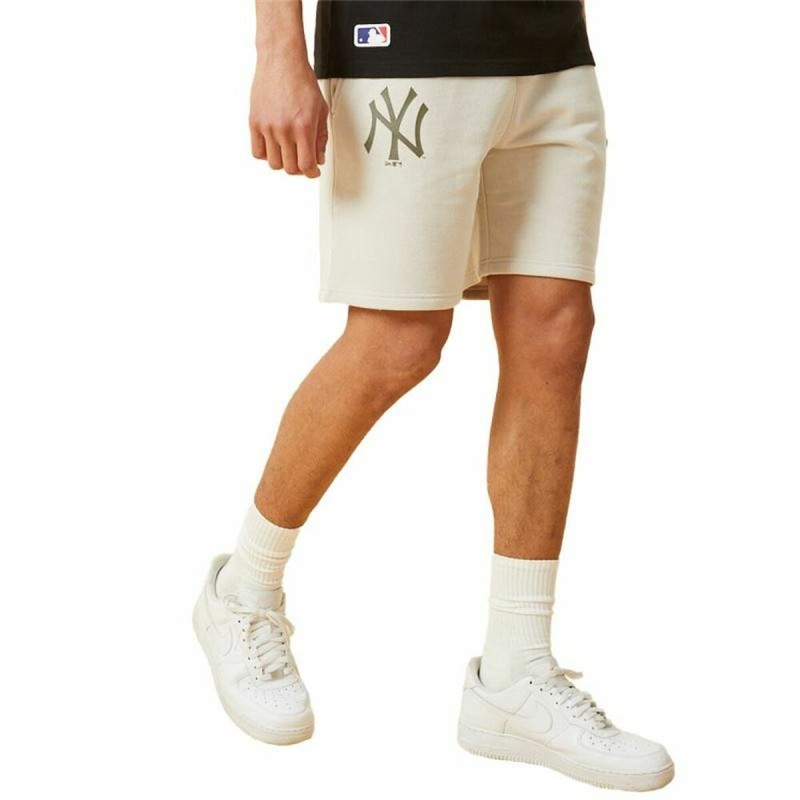 Calções de Desporto para Homem New Era MLB Seasonal Team New York Bege