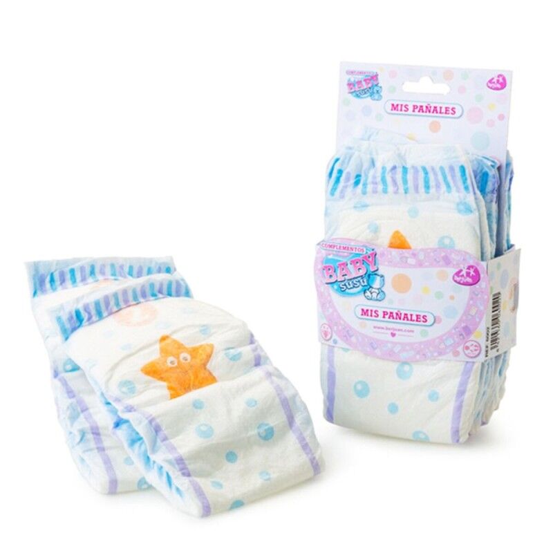 Berjuan|Acessórios para Bonecas Berjuan Baby Susu Diapers Set Berjuan|Acessórios para Bonecas Berjuan Baby Susu Diapers Set