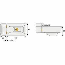 ABUS|Cadeado com chave ABUS Metal