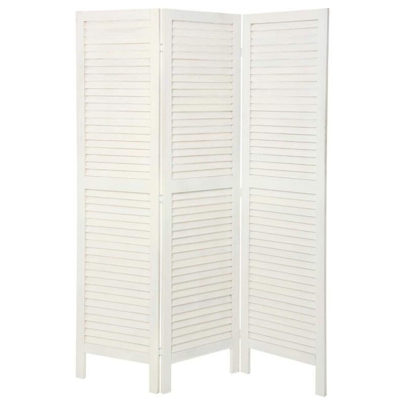 Atmosphera|Biombo Atmosphera Branco Madeira de paulónia (170 x 119 cm) Atmosphera|Biombo Atmosphera Branco Madeira de paulónia (170 x 119 cm)