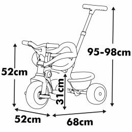 Smoby|Triciclo Smoby Be Move Confort Cor de Rosa