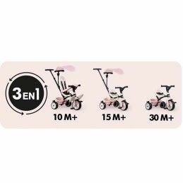 Smoby|Triciclo Smoby Paseo para bebés Cor de Rosa