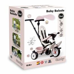 Smoby|Triciclo Smoby Paseo para bebés Cor de Rosa