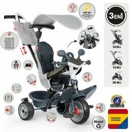 Smoby|Triciclo Smoby Baby Driver Cinzento