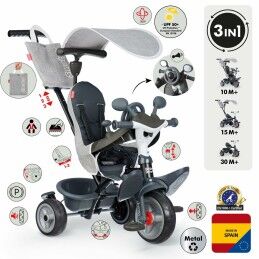 Smoby|Triciclo Smoby Baby Driver Cinzento