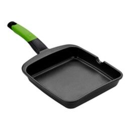 BRA|Grelhador BRA A121459 Preto Metal Alumínio Ø 28 cm