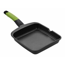 BRA|Grelhador BRA A121459 Preto Metal Alumínio Ø 28 cm