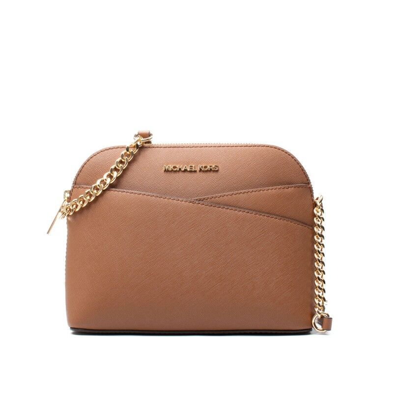 Michael Kors|Mala a Tiracolo Michael Kors Jet Set Travel Castanho 22 x 18 x 10 cm Michael Kors|Mala a Tiracolo Michael Kors Jet Set Travel Castanho 22 x 18 x 10 cm