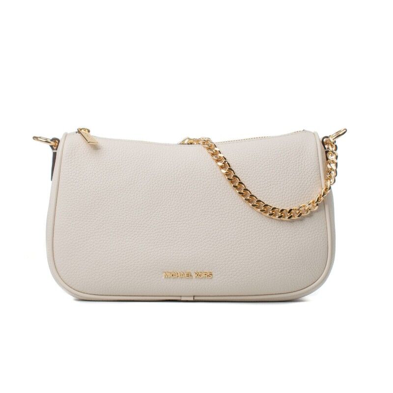 Michael Kors|Mala a Tiracolo Michael Kors Carmela Bege 27 x 17 x 8 cm Michael Kors|Mala a Tiracolo Michael Kors Carmela Bege 27 x 17 x 8 cm