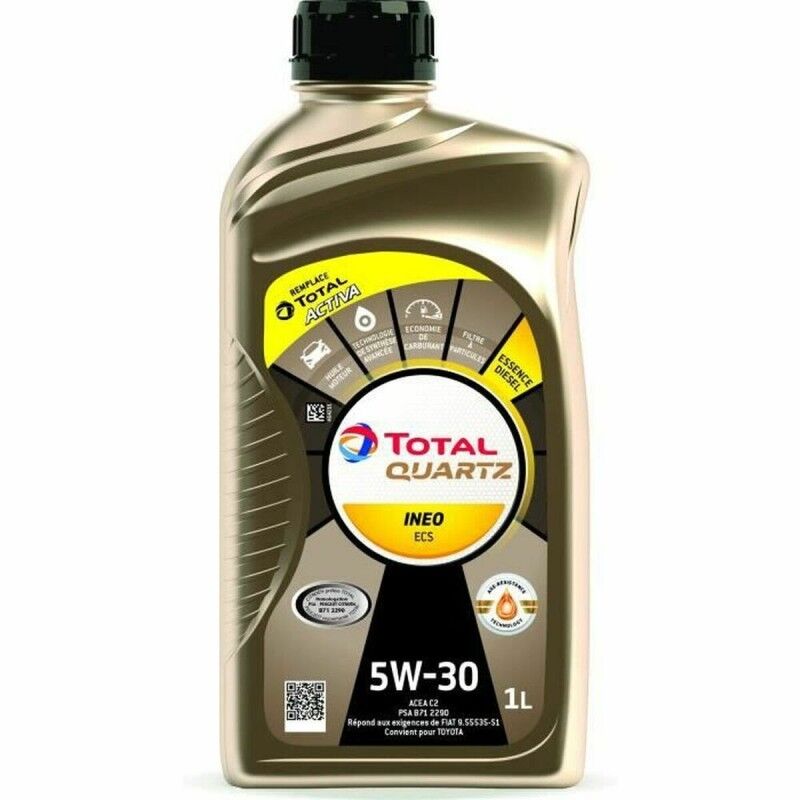 Total|Óleo de Motor para Automóveis Total QUARTZ INEO ECS 1 L 5W30 Total|Óleo de Motor para Automóveis Total QUARTZ INEO ECS 1 L 5W30
