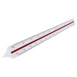 Maped|Régua Maped Branco 30 cm (5 Unidades)