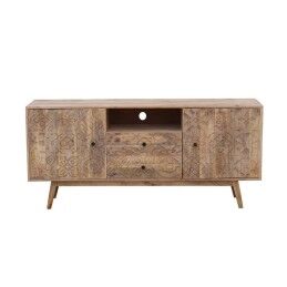 DKD Home Decor|Móvel de TV DKD Home Decor Multicolor Natural Madeira de mangueira 155 x 40 x 70 cm