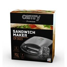 Camry|Sanduicheira Camry CR 3023 Preto Cinzento Prateado 1100 W 1500 W