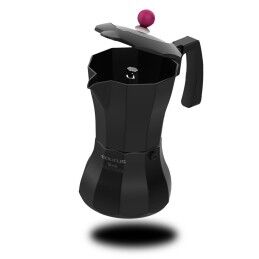 Taurus|Cafeteira Italiana Taurus Black Moments 3 Preto Alumínio 3 Kopjes