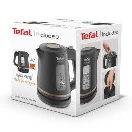 Tefal|Chaleira Tefal KI5338 Preto Plástico 2400 W 1 L