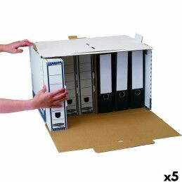 Fellowes|Caixa de Arquivo Fellowes    Azul Branco 5 Unidades (33,5 x 55,7 x 38,9 cm)