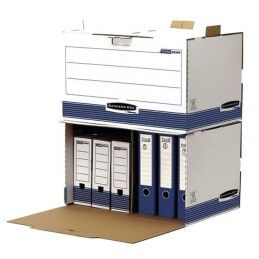 Fellowes|Caixa de Arquivo Fellowes    Azul Branco 5 Unidades (33,5 x 55,7 x 38,9 cm)