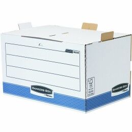 Fellowes|Caixa de Arquivo Fellowes    Azul Branco 5 Unidades (33,5 x 55,7 x 38,9 cm)