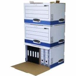 Fellowes|Caixa de Arquivo Fellowes    Azul Branco 5 Unidades (33,5 x 55,7 x 38,9 cm)