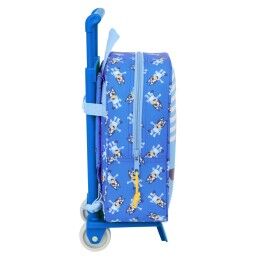 Bluey|Mochila Escolar Bluey Let's play Azul 22 x 27 x 10 cm
