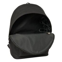 Atlético Madrid|Mochila Escolar Atlético Madrid Preto 31 x 44 x 18 cm