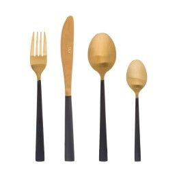 Quttin|Cutelo de Cozinha Quttin Sybarite Preto Prateado 17,5 cm (6 Unidades)