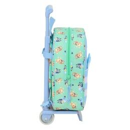 Bluey|Mochila Escolar Bluey Sisters Verde 22 x 27 x 10 cm
