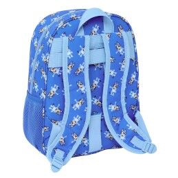 Bluey|Mochila Escolar Bluey Let's play Azul 26 x 34 x 11 cm