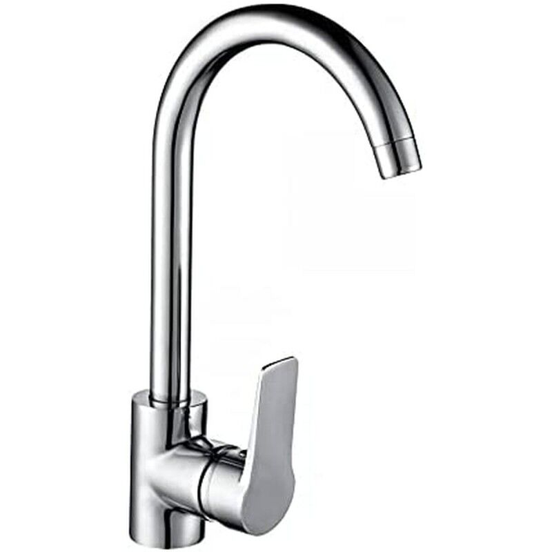 EDM Product|Torneira Monocomando EDM 01140 Prateado Aço inoxidável Latão Zinco