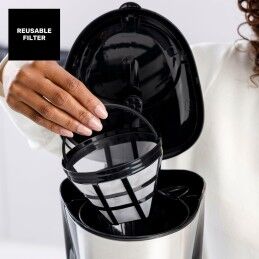 Taurus|Máquina de Café de Filtro Taurus Verona inox 12 tazas 1000 W Preto