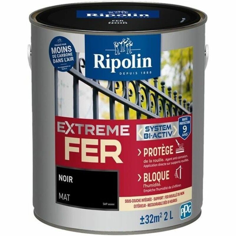 Ripolin|Quadro Ripolin 395991 noir Mate 2 L
