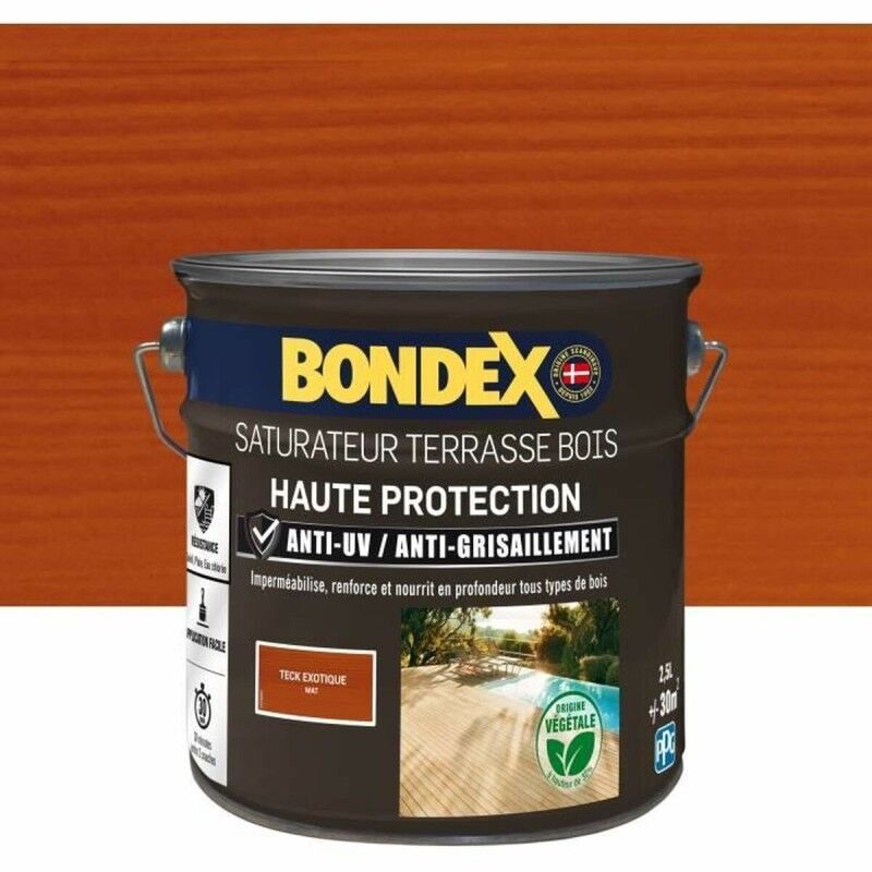 Bondex|Verniz Bondex Teca Mate 2,5 L Bondex|Verniz Bondex Teca Mate 2,5 L
