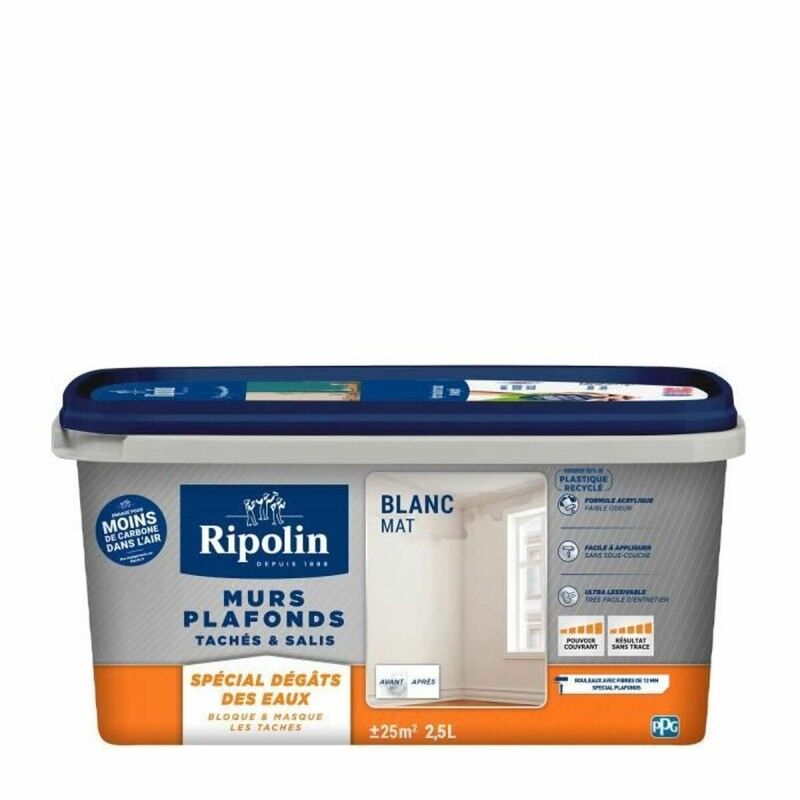 Ripolin|Quadro Ripolin Branco 4 Kg 20 kg 750 ml 4 L Ripolin|Quadro Ripolin Branco 4 Kg 20 kg 750 ml 4 L