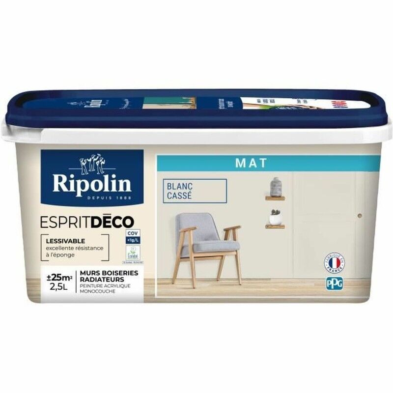 Ripolin|Tinta acrílica Ripolin Branco 250 ml Ripolin|Tinta acrílica Ripolin Branco 250 ml