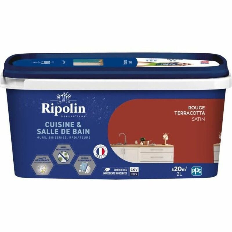 Ripolin|Quadro Ripolin rouge 2 L Ripolin|Quadro Ripolin rouge 2 L
