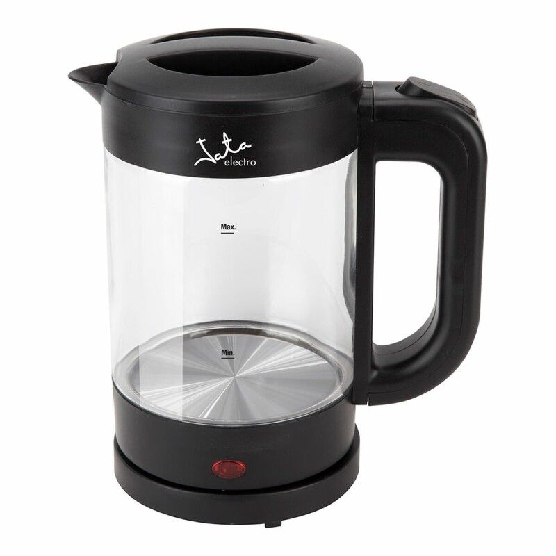 JATA|Chaleira JATA 1500 W 1,2 L Transparente Aço inoxidável Vidro de Borosilicato