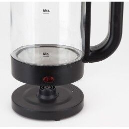 JATA|Chaleira JATA 1500 W 1,2 L Transparente Aço inoxidável Vidro de Borosilicato