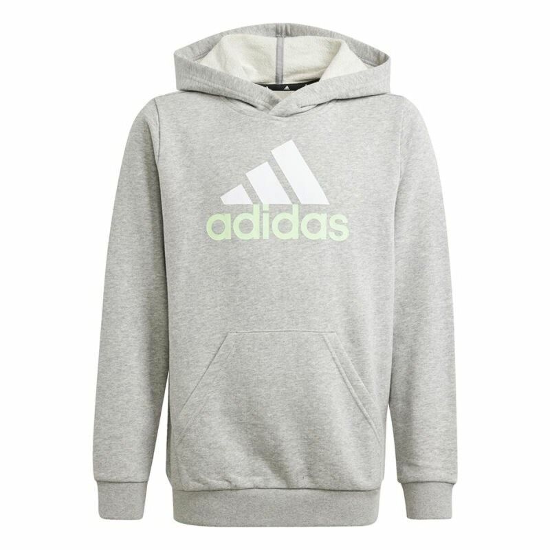 Adidas|Polar com Capuz Criança Adidas U Bl 2 Cinzento claro Adidas|Polar com Capuz Criança Adidas U Bl 2 Cinzento claro