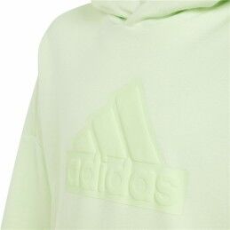 Adidas|Camisola com Capuz Menina Adidas U Future Icons Verde limão Verde Claro
