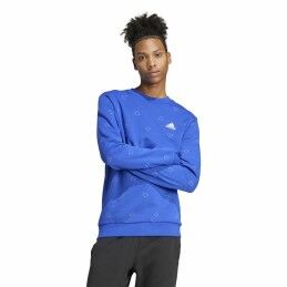 Adidas|Polar sem Capuz Homem Adidas Mngrm Azul