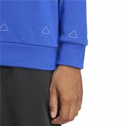 Adidas|Polar sem Capuz Homem Adidas Mngrm Azul