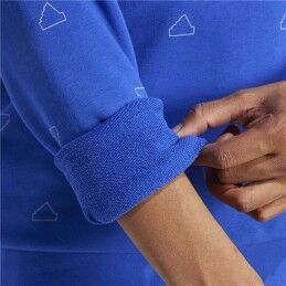 Adidas|Polar sem Capuz Homem Adidas Mngrm Azul