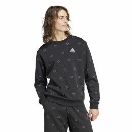 Adidas|Polar sem Capuz Homem Adidas Mngrm Preto