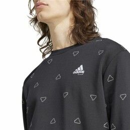 Adidas|Polar sem Capuz Homem Adidas Mngrm Preto